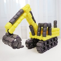 기타 바보사랑[72페이지]플레이콘 포크레인 굴삭기 만들기 키트 DIY/KIT 어린이교구 교육 노인미술 건설기계