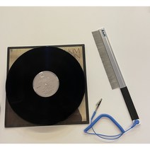 LP 레코드 정전기제거 제전브러쉬 손잡이타입 400mm, 1개