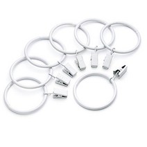 화이트 아이보리 커튼링집게 집게링걸이 25mm 32mm, 화이트 32 mm