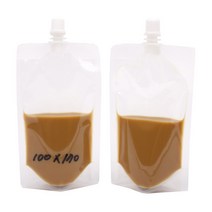 스파우트파우치/100x170mm/투명파우치/한약봉지, 1개, 1개