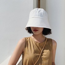 일월전빵 남녀공용 얼굴소멸 심플 와이드 버킷햇 벙거지 자외선차단 어부모자 B-H030