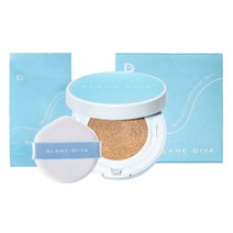 블랑디바 워터벨벳 쿠션 본품13g+리필13g(세트) 4종, 20호 로지 본품13g+리필13g(세트)