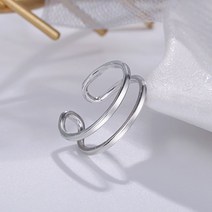 빈티지 힙합 스타일 인스타그램 학생 남녀 장거리 연애 반지 심플하다 대기 태은 옛 커플 반지 만들기4p