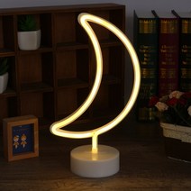 네온사인 LED 무드등 usb 테이블조명 달 네온등
