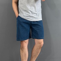 데일리 밴딩 데님 숏 팬츠 청반바지