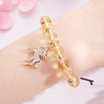 LXJ 황수정 팔찌녀 천연수정 자수정 딸기정구재운세 손꼬치커플 절친 패션액세서리