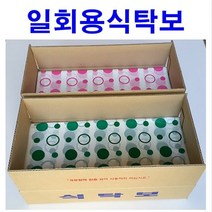 땡땡이식탁보 200매 일회용식탁보 비닐식탁보 식탁보 상보 테이블보 방수식탁보 식탁비닐, 85cm*85cm 판촉용/핑크, 1박스200매