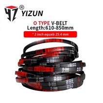 YIZUN O/Z/M 타입 하드 와이어 고무 드라이브 내부 길이 둘레 산업용 변속기 농업 기계 V 벨트 O610 ~ 850mm, O800mm Li, 1 개