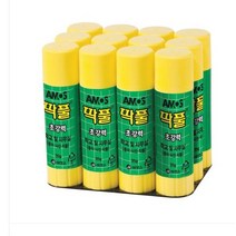 아모스 딱풀 35g 12개입 고체풀 접착제, 1