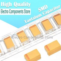 10PCS B C D 케이스 탄탈륨 커패시터 SMD 6V 6.3V 10V 16V 25V 35V 50V 10 미크로포맷 22 33 47 100 1 4.7 3216 3528 6032, CHINA_C 10V 220uF 227A