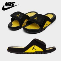 나이키 에어 조던 하이드로 4 남성 슬라이드 블랙