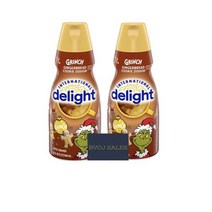 인터내셔널 딜라이트 Gingerbread Cookie Dough 커피 크리머 (32oz Ea) (Pack 2)