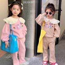 슈슈아리 바니 걸스 라펠 상하복 여아동복 키즈 기모 겨울옷 빅카라 데일리룩