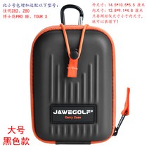 음성 골프버디거리측정기 비거리측정기 소형 골프거리측정기 실내골프장 거리 레이저 비거리 초소형 거리측정기 골프연습, 라지 PU백 블랙