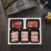 강원도 1등급 한돈 선물세트 5구 1호 2.5kg(삼겹살500gx3팩가브리500g갈매기500g) -인증