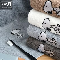 [] [캐릭터수건]30수 145g 스누피 리버 10장, 색상:03다크그레이