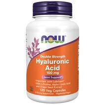나우푸드 더블 스트렝스 히알루론산 100 mg 60 베지캡슐