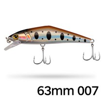 d-contact 싱킹 미노우 미끼 63mm 85mm 인공 하드 워블러 베이스 송어 pesca 겨울 낚시 도구용, 63mm-007