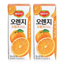 롯데 델몬트 오렌지주스 190ml 24팩 팩음료, 상세페이지 참조