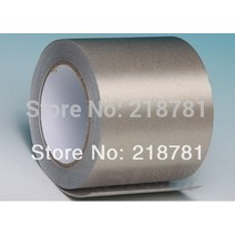 1x6mm 20 m 전화 pc 케이블 수리 전도성 직물 천 테이프 emi 차폐 단일 접착제 실버 색상