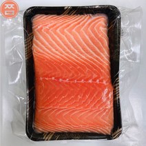 정진수산 노르웨이산 슈페리어 연어회 슬라이스 몸뱃살 딥스키너 혈압육제거 연어필렛 생연어 연어회300g 연어회500g 연어회1kg, 11_딥스키너연어슬라이스 500g