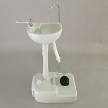 텐트트레일러 카고트레일러 캠핑텐트트레일러 캠핑 세척 테이블 야외 휴대용 스테이션 모바일 독립형 RV 풋, 01 WHITE