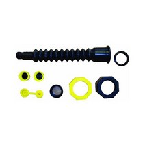 Gas Spout - Replacement Spout and Cap for Pre 2009 Gas Cans and Water Jugs (White Set or Black Set), Pack of 1