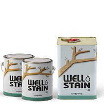 웰 WELL 오일스테인 DIY 페인트 4리터 목재 파고라 보호 방부목 아파트 한옥 팬션 데크 목조.주택 가구, 블랙