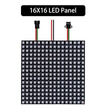 WS2812B 디지털 LED 유연한 개별적으로 다룰 수 있는 패널 1 ~ 5 개 8x8 16x16 Led 픽셀 모듈 매트릭, 02 16x16 Led Panel_01 1PCS
