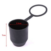 견인볼 견인장치 히치 트레일러 견인 히치 캐러밴 트레일러 볼 보호 블랙 캡 자동 바 커버 액세서리 심, 01 1PC