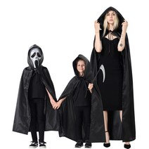 [피앤비유니티]할로윈 사신망토 스크림가면 해골의상 세트 대소, 해골가면세트 대