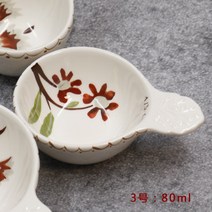 1티스푼 계량 스푼 핸드페인팅 플라워 베이킹 DIY 전용 택배 인기펀치 세라믹 컵 자가용, 10 秋之花핸드페인팅 계량볼(3호1개)