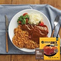 노랑 갓튀겨나온 곱빼기돈까스, 180g, 5봉