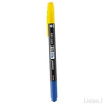 리시안제이 검정 파랑 컴퓨터용펜 1P 크로스볼펜 마킹펜