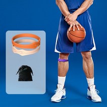 무릎보호대 등산용 슬개골 벨트 농구 무릎 힘 관절 로프 링 고무 밴드 스포츠 패드 탄성 고정 보호 캡, [01] orange, [01] one size