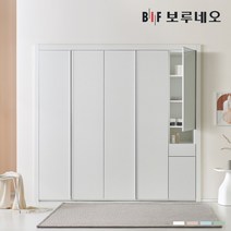 [보루네오] 10cm 파스텔 여닫이 작은방 붙박이장 가구 맞춤시공 제작 내부 4자 5자 6, 상세 설명 참조