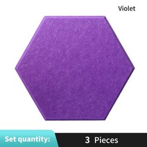 개인 부스 스튜디오 방음 흡음 보드 방음재 계란판 폼음향 침실 음향 흡수, 제비꽃, 큰 육각형, 12mm 고밀도