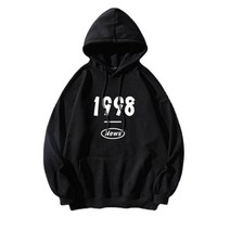 [당일출고] 1998 오버핏 기모 후드티 레터링 캐주얼 데일리