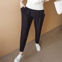 배기핏 스판짱 밴딩팬츠