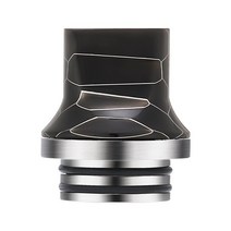 1pc 810 드립 팁 교체 스테인레스 수지 커넥터 Tfv8 Tfv12 탱크 커피 머신용 표준 커버, 01 ECI4083BK