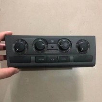 에어컨 패널 4개의 노브 수동 아우디 A6L C6 컨트롤 유닛 1개, 01 Gray face