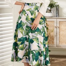 쉬폰롱스커트 여성롱스커트 메쉬 a라인 봄 여름 하이웨이스트