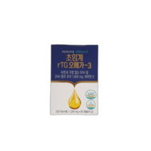 초임계 비타민하우스 rTG오메가3 60캡슐 2개월분 알티지오메가 비타민E