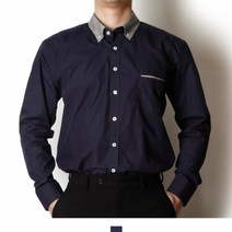 카라컬러배색 네이비 남자셔츠스트라이프셔츠 남성셔츠 빅사이즈셔츠 슬림셔츠 남자셔츠 비지니스셔츠 와이드카라셔츠 네이비스트라이프셔츠 차이나카라셔츠 정장셔츠 네이비셔츠