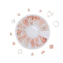 믹스 반짝이 금속 프레임 골드 네일 아트 uv 에폭시 수지 금형 쥬얼리 충전 재료 diy 공예 쥬얼리 네일 액세서리, 스타일 10