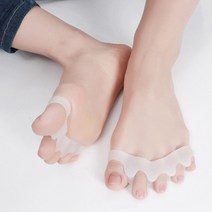 엔템 실리콘 발가락 발가락링 벌림, 실리콘 발가락 교정링(일체형)