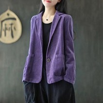 BLOWFISH FUGU 코듀로이 정장넥 솔리드 하프 코트 코듀로이 자켓 +랜덤 사은품