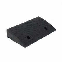 휠체어오름판 계단 문턱 진입판50X27X9CM 블랙 문턱보호대 발판, 1개