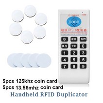RFID NFC 복사기 휴대용 rfid 복사기 nfc 리더 125khz t5577 writer 13.56mhz uid 스마트 칩 카드 키 복제기 프로그래머 복사기, 패키지