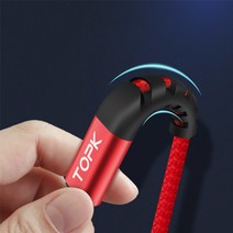 USB 핸드폰 C타입 Micro5 라이트닝 케이블 1m 2m 게임 강의 자동차 테블릿 캠핑 낚시 여행 스마트폰 고속 충전, 8-Pin(Apple 라이트닝), 빨간색